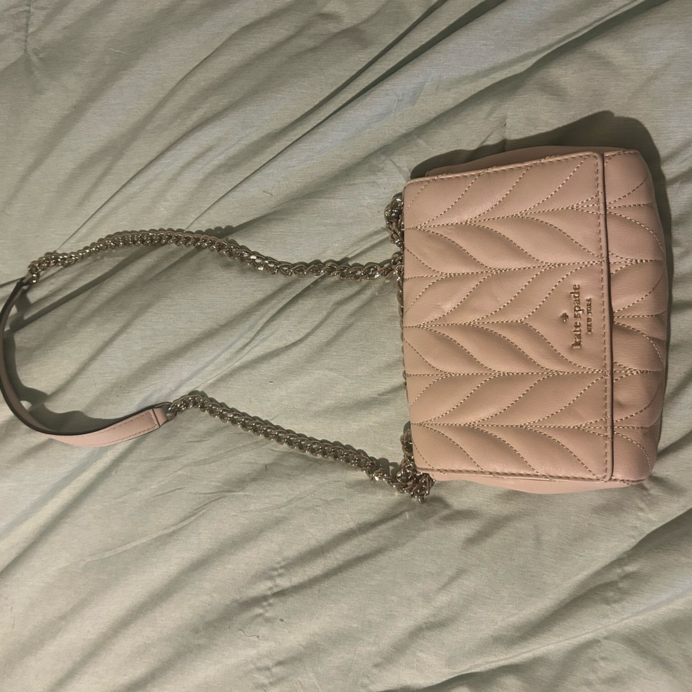 Kate Spade Blush Quilted Crossbody Bag